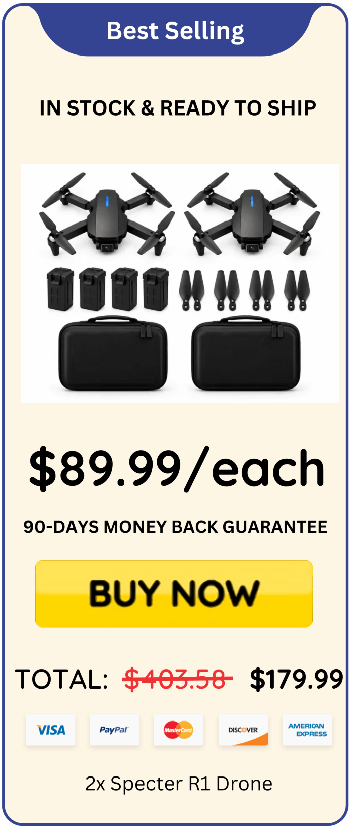 Specter R1 Drone offer price
